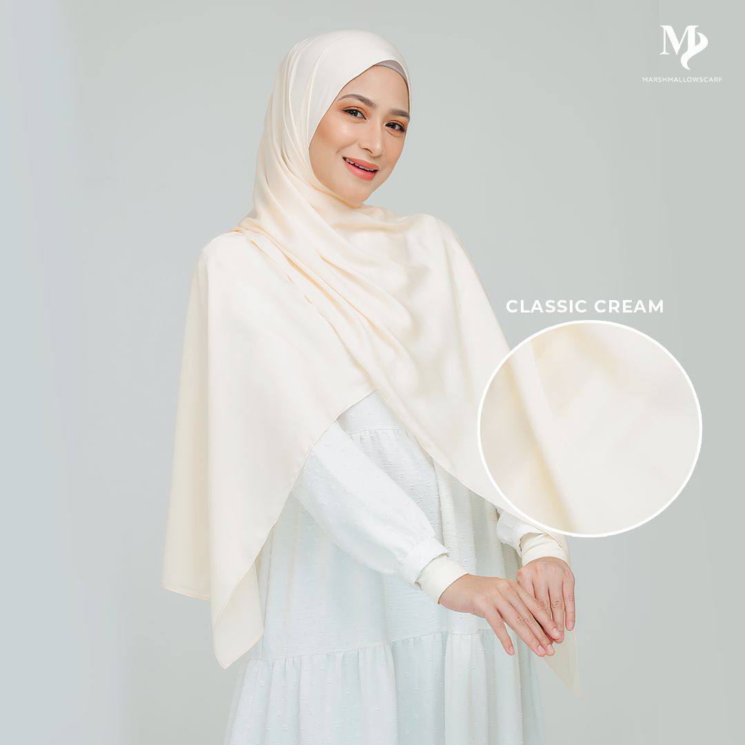 Sephia Satin Shawl